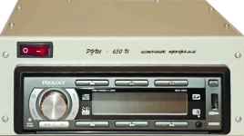 РУШ-650И - РУШ 650 И(М) (ТУ 50 И(М)) (ДЛЭ3.465332.050.11 ТУ) - источник программ — трансляционное устройство - тюнер/CD-проигрыватель (в версии ИМ - тюнер/MP3-проигрыватель).