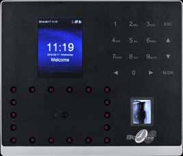 (FPT-TF7) BioTime TF7: терминал учёта рабочего времени и контроля доступа по геометрии лица, картам, отпечатку пальца.