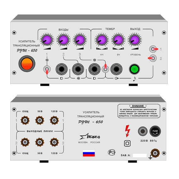 РУШ-650 внешний вид РУШ-650